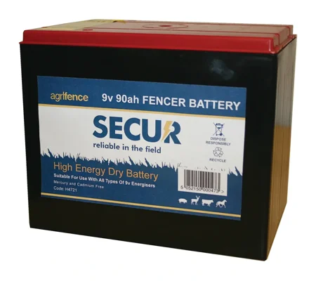Agrifence 9v-90Ah Dry Battery