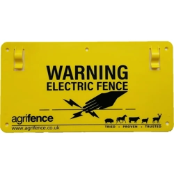 Agrifence Warning Signs Pack of 3