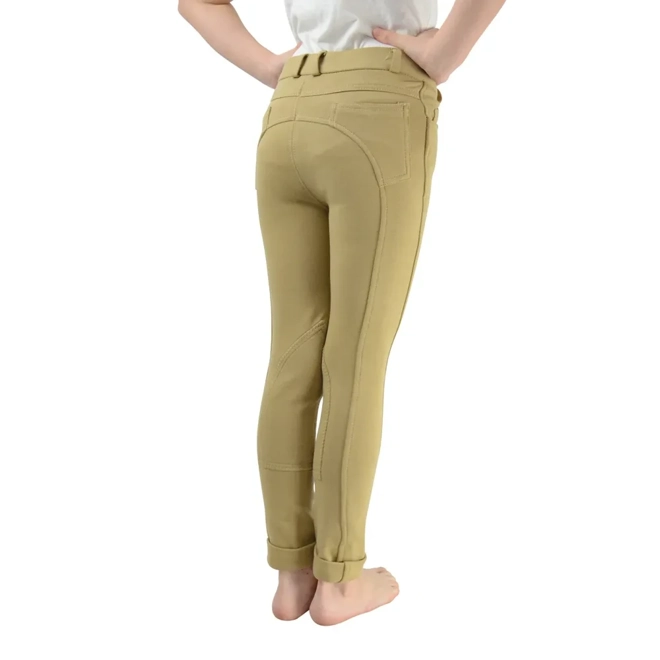 Additional Image for Hy Equestrian Melton Children's Jodhpurs Beige