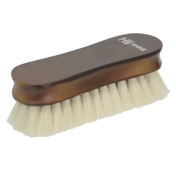 Hy Equestrian Deluxe Wooden Face Brush with Goats Hair
