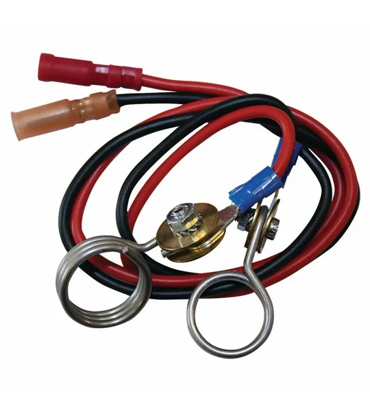 Agrifence 9V to 12V battery leads with spring clip connection for electric fencing
