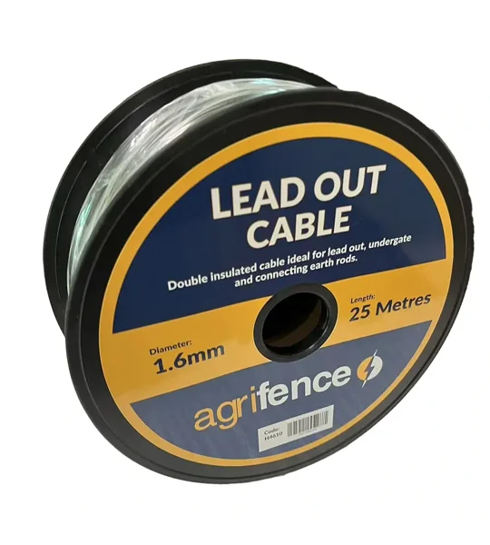Agrifence Easy Leadout Cable available in 25m and 50m coils.