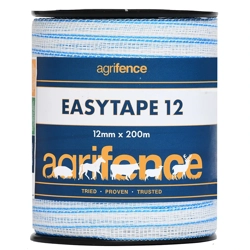 Agrifence Easytape Polytape 12mm x 200m White