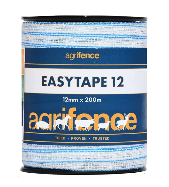 Agrifence Easytape Polytape 12mm x 200m White
