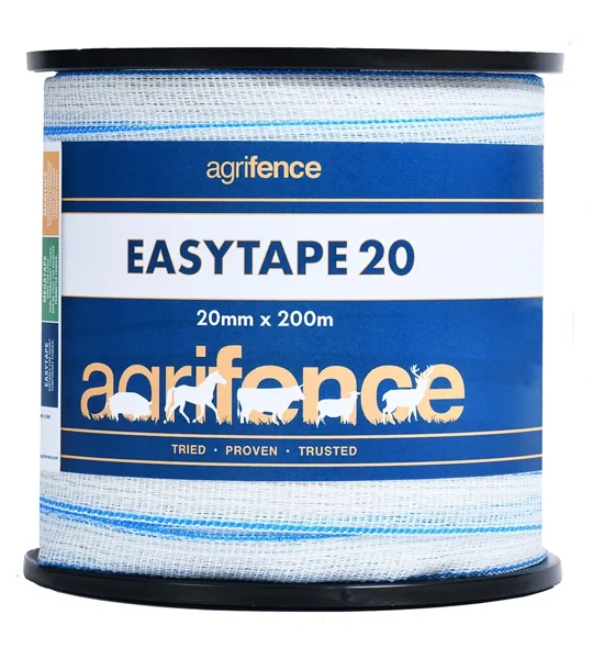 Agrifence Easytape Polytape 20mm x 200m White