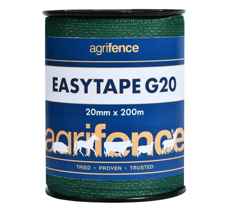 Agrifence Easytape Polytape 20mm x 200m Green