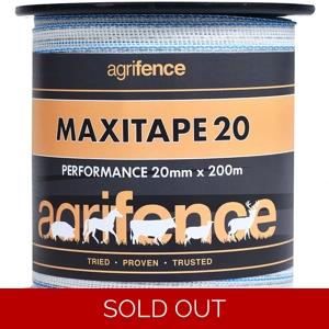 Agrifence Maxitape Performance Tape 40mm x 200m White