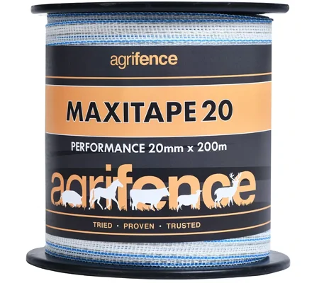 Agrifence Maxitape Performance Tape 40mm x 200m White