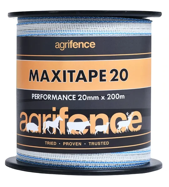 Agrifence Maxitape Performance Tape 40mm x 200m White