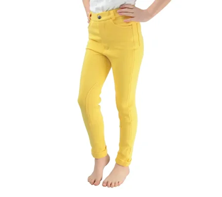 Hy Equestrian Melton Children's Jodhpurs Canary