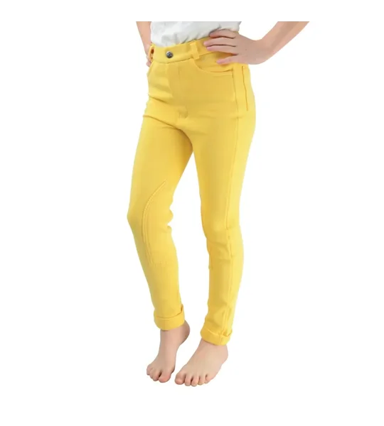 Hy Equestrian Melton Children's Jodhpurs Canary