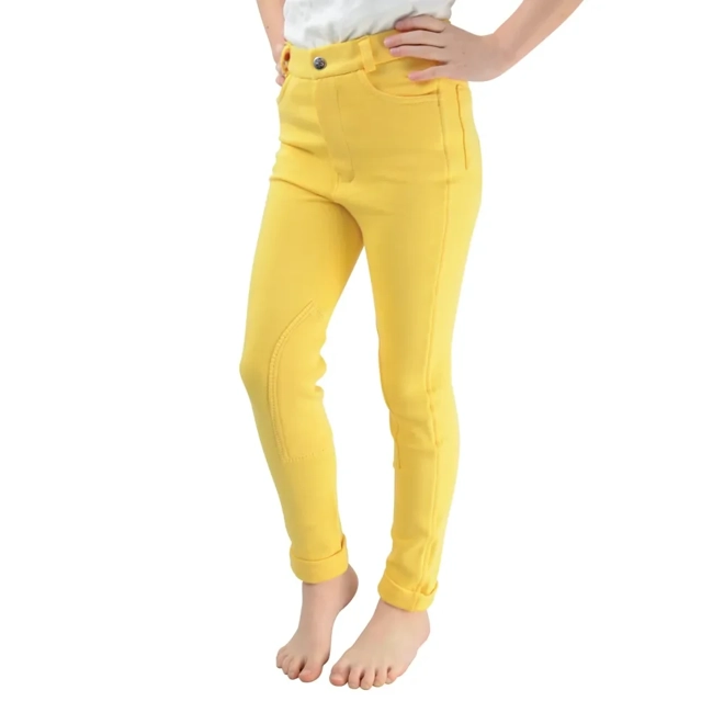 product Image for Hy Equestrian Melton Children's Jodhpurs   Canary
