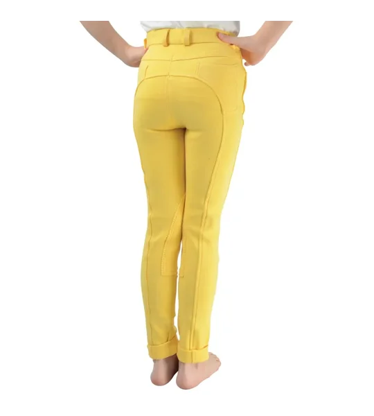 Hy Equestrian Melton Children's Jodhpurs Canary
