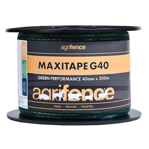 Agrifence Maxitape Performance Tape 40mm x 200m Green
