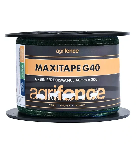 Agrifence Maxitape Performance Tape 40mm x 200m Green