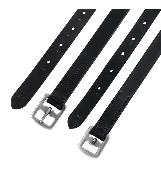 Hy Equestrian Stirrup Leathers Black