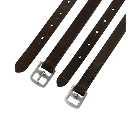 Hy Equestrian Stirrup Leathers Brown