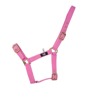 Hy Equestrian Holly Fully Adjustable Head Collar - Pink