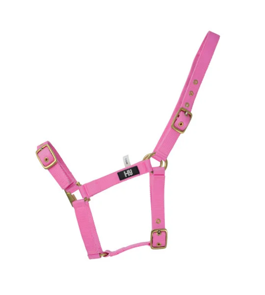 Hy Equestrian Holly Fully Adjustable Head Collar - Pink