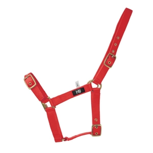 Hy Equestrian Holly Fully Adjustable Head Collar - Red