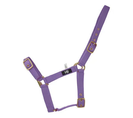 Hy Equestrian Holly Fully Adjustable Head Collar - Purple