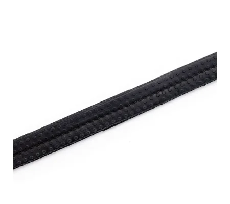 Hy Equestrian Rubber Grip Reins Black