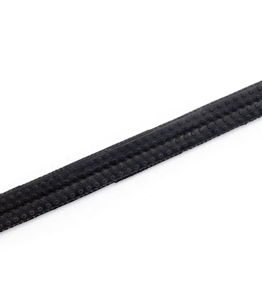 Hy Equestrian Rubber Grip Reins Black