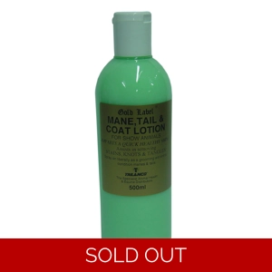 Gold Label Mane, Tail & Coat Lotion - 500 Ml