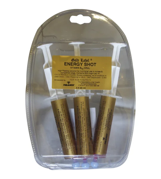 Gold Label Energy Shot - 3 x 20 Ml Syringe
