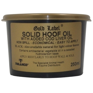 Gold Label Solid Hoof Oil Black