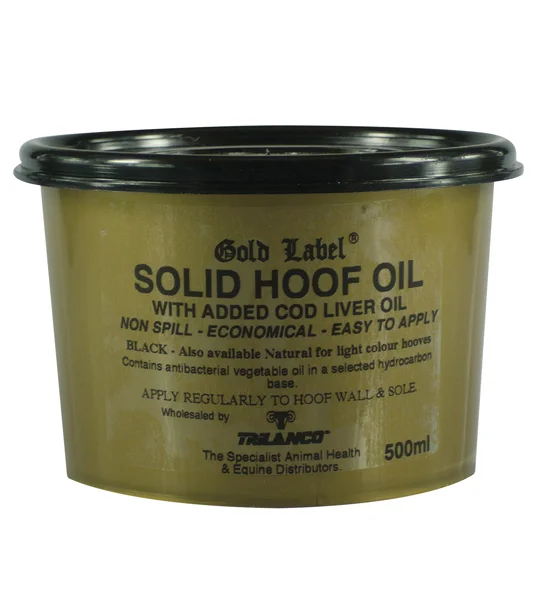 Gold Label Solid Hoof Oil Black