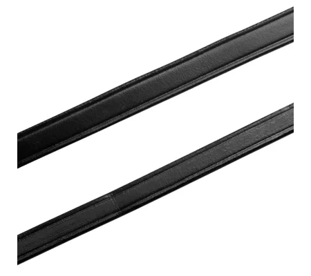 Hy Equestrian Plain Leather Reins black