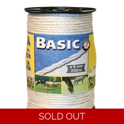 Basic Fencing Rope c/w S/Steel Wires x 200m