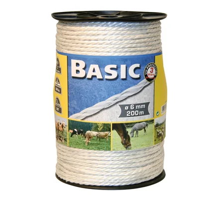 Basic Fencing Rope c/w S/Steel Wires x 200m