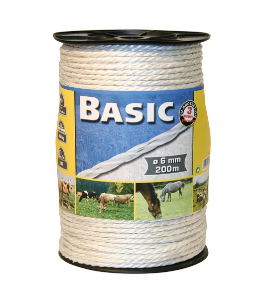 Basic Fencing Rope c/w S/Steel Wires x 200m