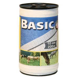 Basic Fencing Tape 200m x 10mm