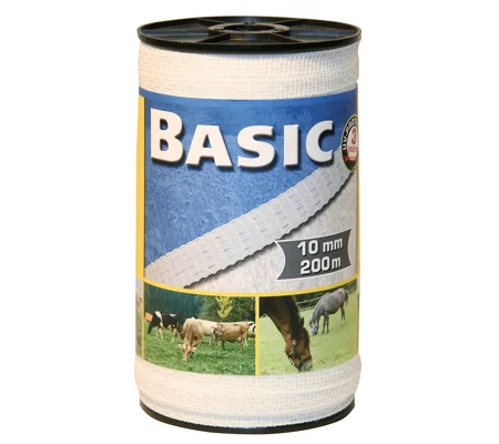 Basic Fencing Tape 200m x 10mm