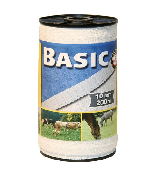 Basic Fencing Tape 200m x 10mm