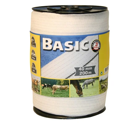 Basic Fencing Tape 200m x 40mm