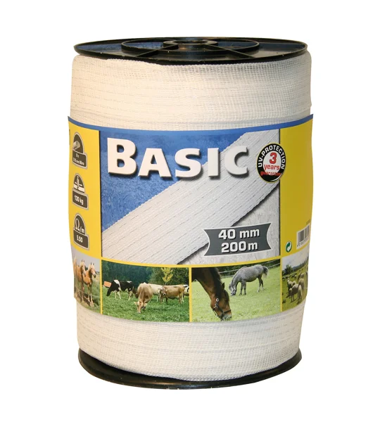 Basic Fencing Tape 200m x 40mm