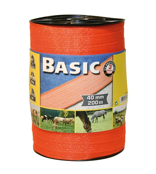 Basic Fencing Tape 200m x 40mm