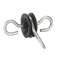 Double Loop Insulator Wood Screw x 6 Pack