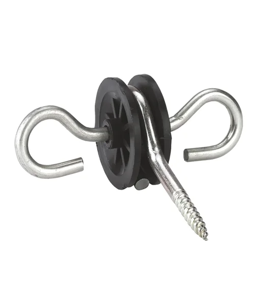 Double Loop Insulator Wood Screw x 6 Pack