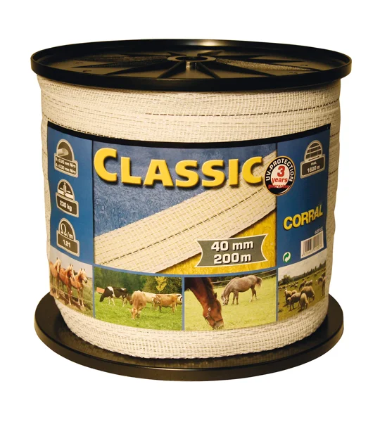 classic fencing tape 200m x 40mm