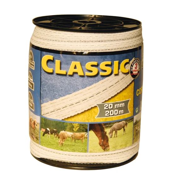 classic fencing tape 200m x 20mm
