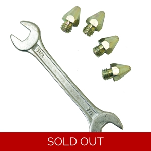 liveryman studs standard tungsten tip plus spanner