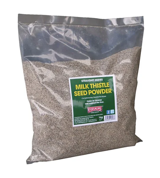 Equimins Straight Herbs Milk Thistle Seed Powder 1 Kg Bag
