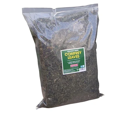 Equimins Straight Herbs Comfrey Leaves 1 Kg Bag