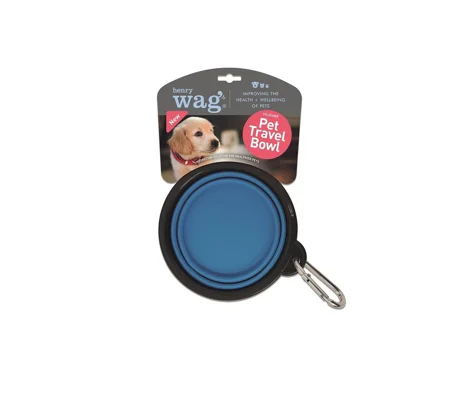 Henry Wag Pet Travel Bowl Large 750 Ml