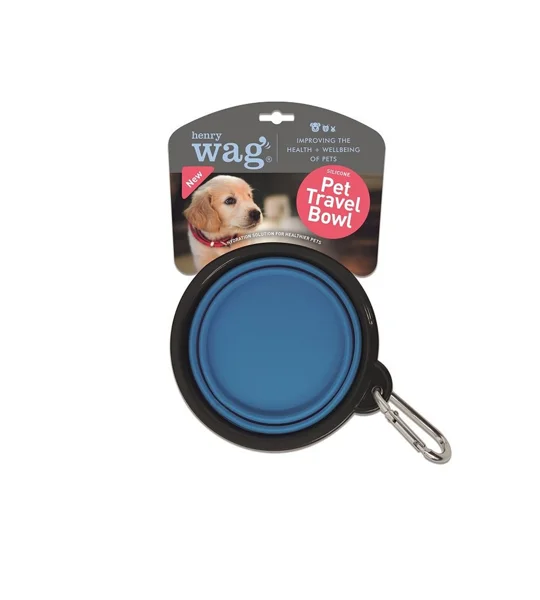 Henry Wag Pet Travel Bowl Large 750 Ml